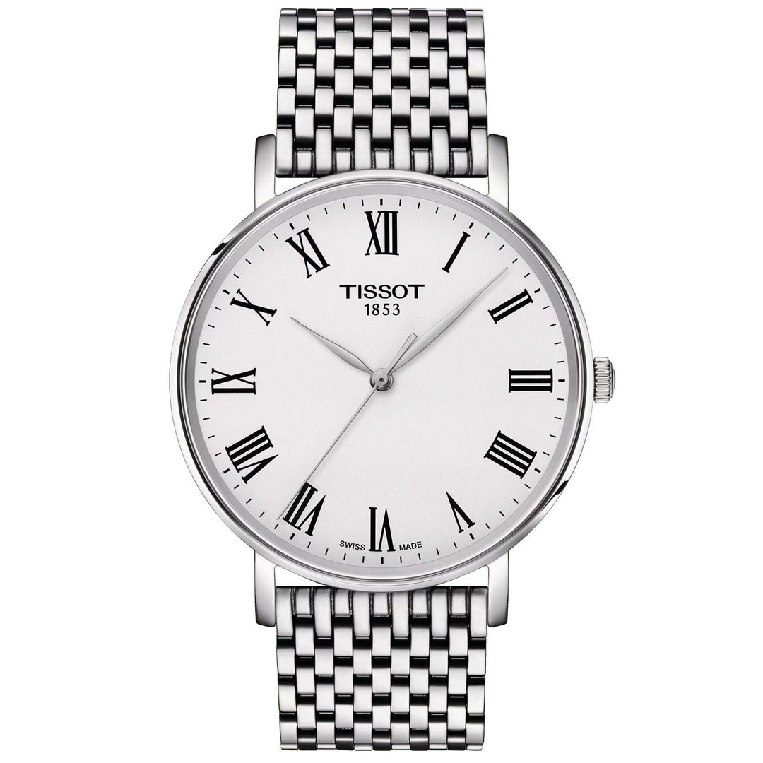 Ceas Tissot Everytime 40mm cuarț argintiu oțel T143.410.11.033.00 - Capodagli 1937