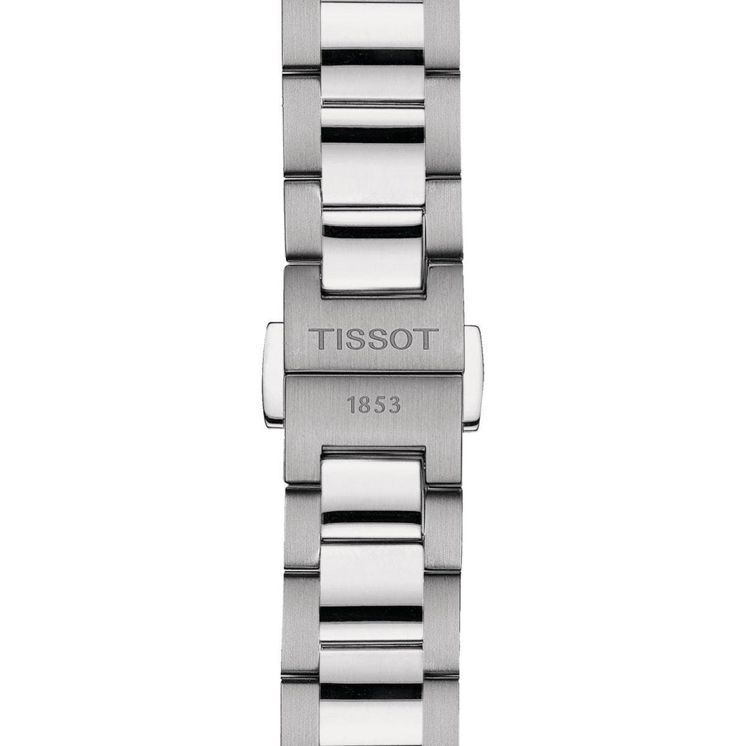 Zegarek Tissot PR 100 34mm srebrna stal kwarcowa PVD wykończenie z żółtego złota T150.210.21.031.00 - Capodagli 1937