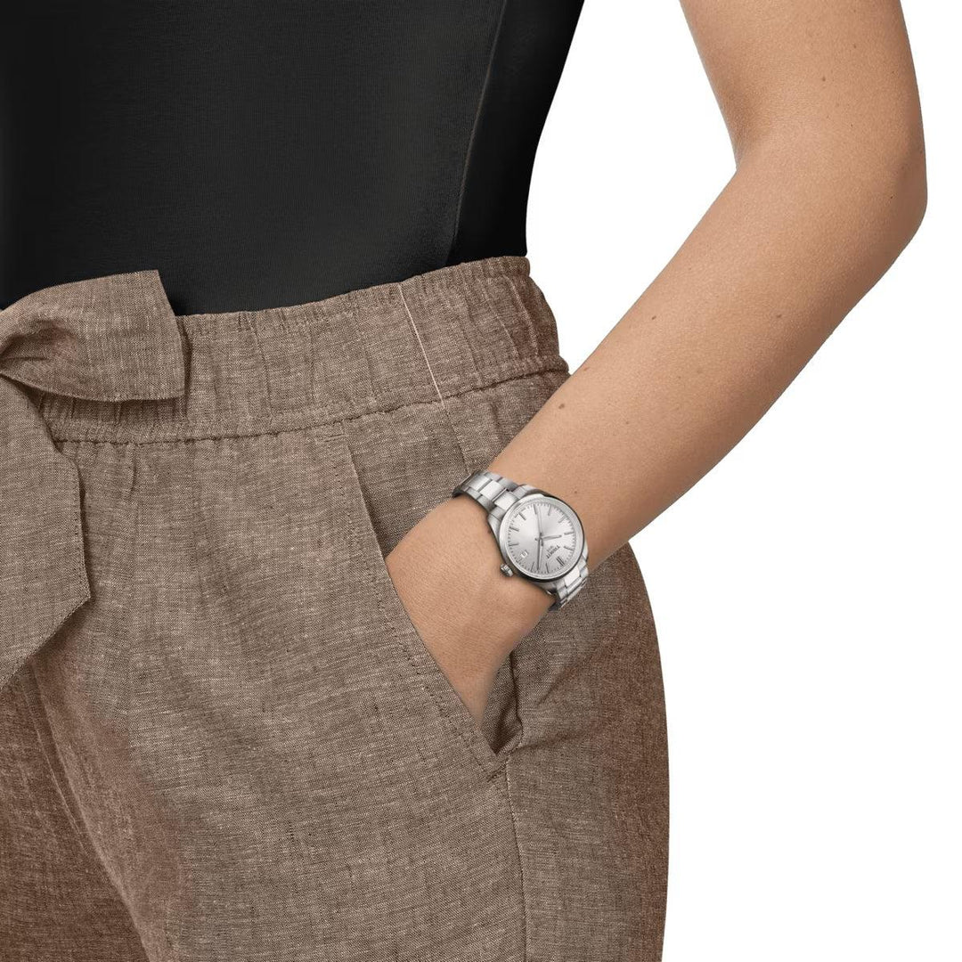 Tissot kello PR 100 34mm hopeakvartsiteräs T150.210.11.031.00 - Capodagli 1937