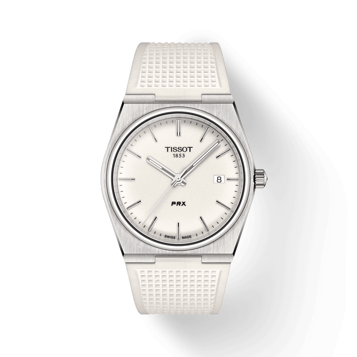 Tissot orologio PRX 40mm bianco quarzo acciaio T137.410.17.011.00 - Capodagli 1937