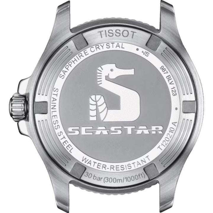 Relógio Tissot Seastar 1000 36mm aço quartzo preto T120.210.11.051.00 - Capodagli 1937