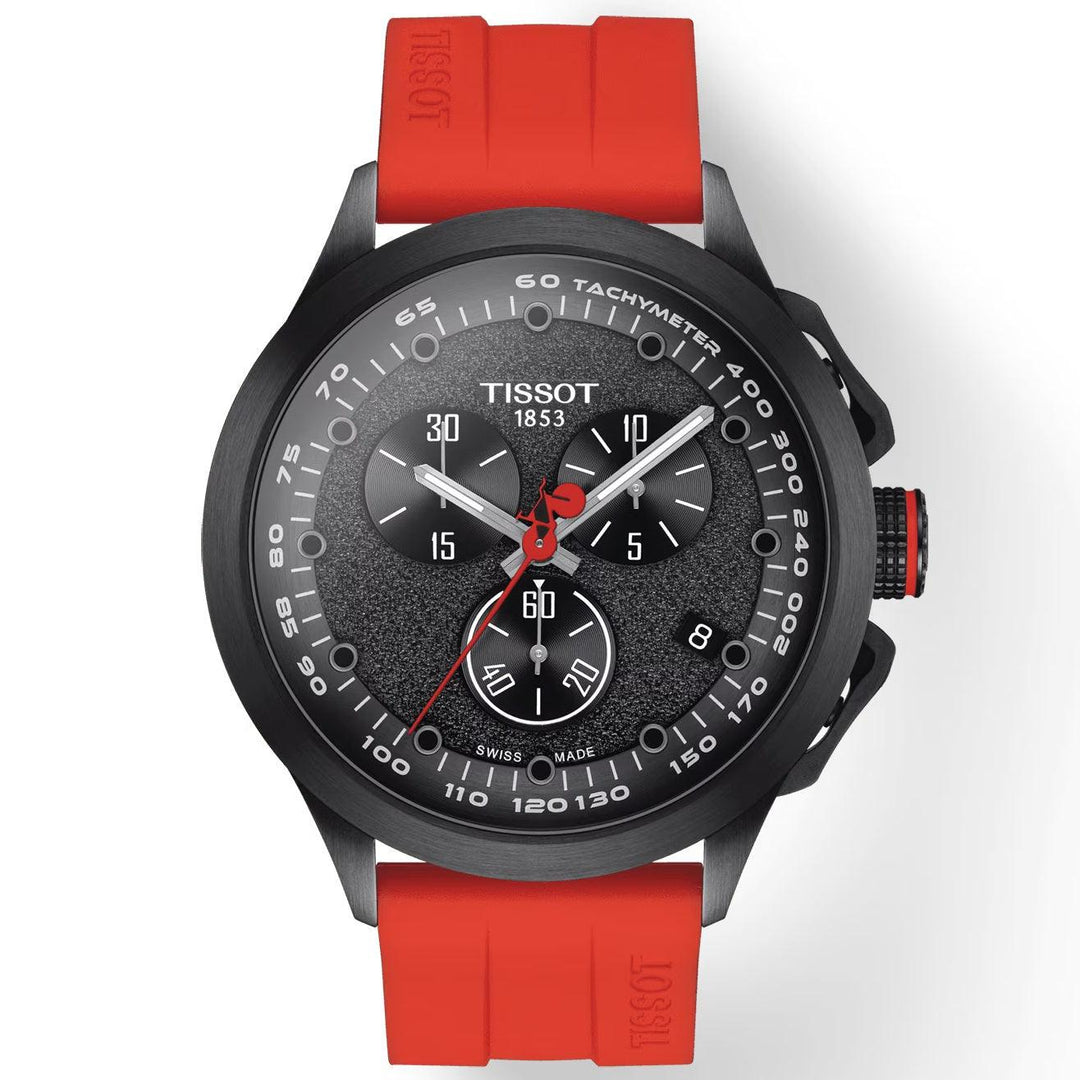 Ceas Tissot Supersport Lav23 45mm negru quartz otel negru finisaj PVD T135.417.37.051.04 - Capodagli 1937