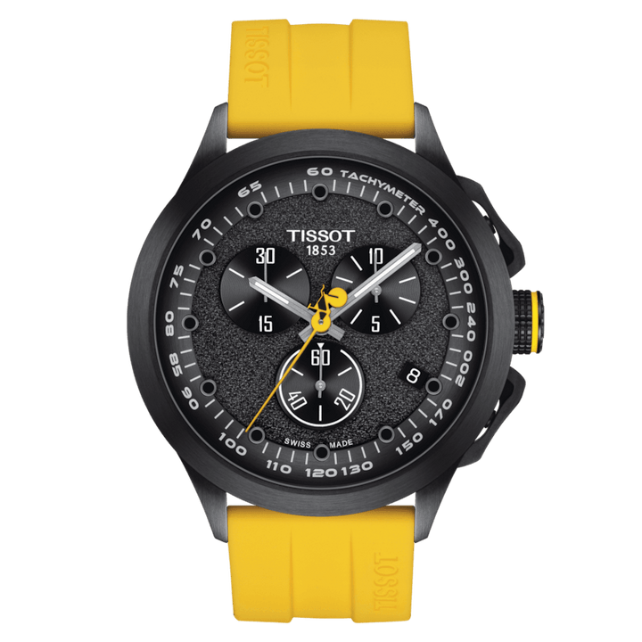 Tissot klocka T-Race Cycling Tour De France 2023 45mm svart kvartsstål svart PVD finish T135.417.37.051.05 - Capodagli 1937