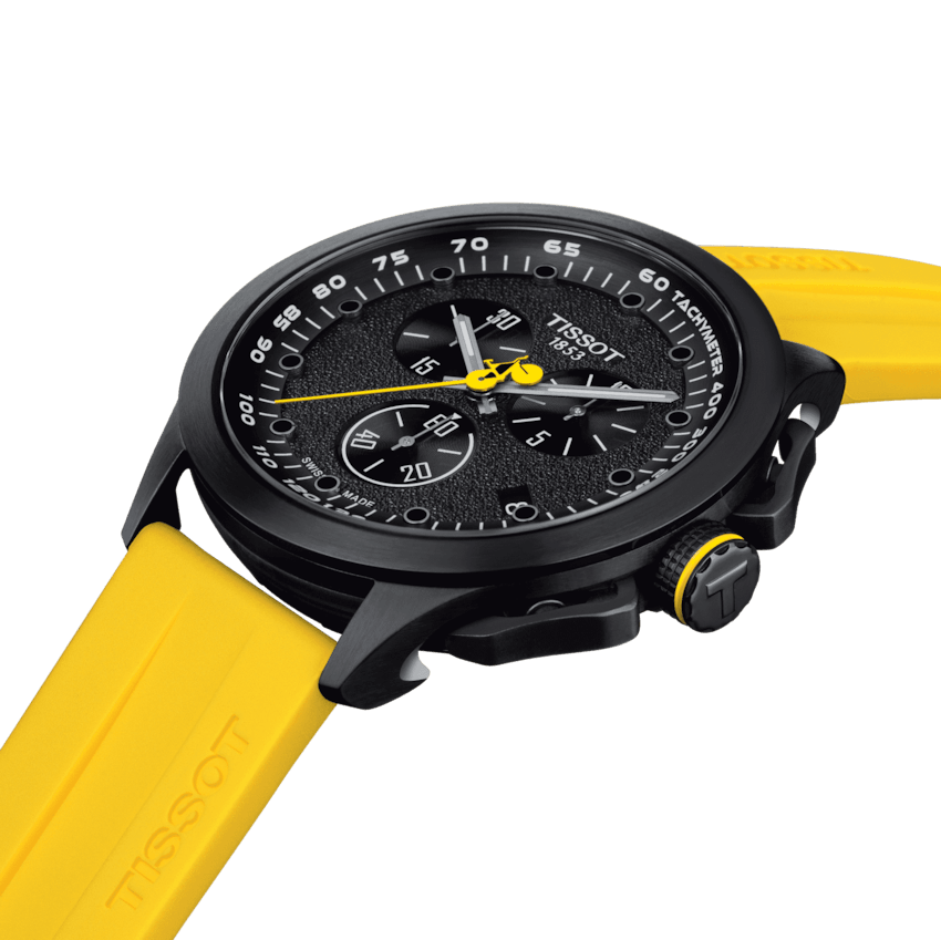 Tissot klocka T-Race Cycling Tour De France 2023 45mm svart kvartsstål svart PVD finish T135.417.37.051.05 - Capodagli 1937