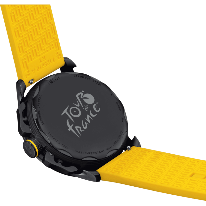 Tissot klocka T-Race Cycling Tour De France 2023 45mm svart kvartsstål svart PVD finish T135.417.37.051.05 - Capodagli 1937