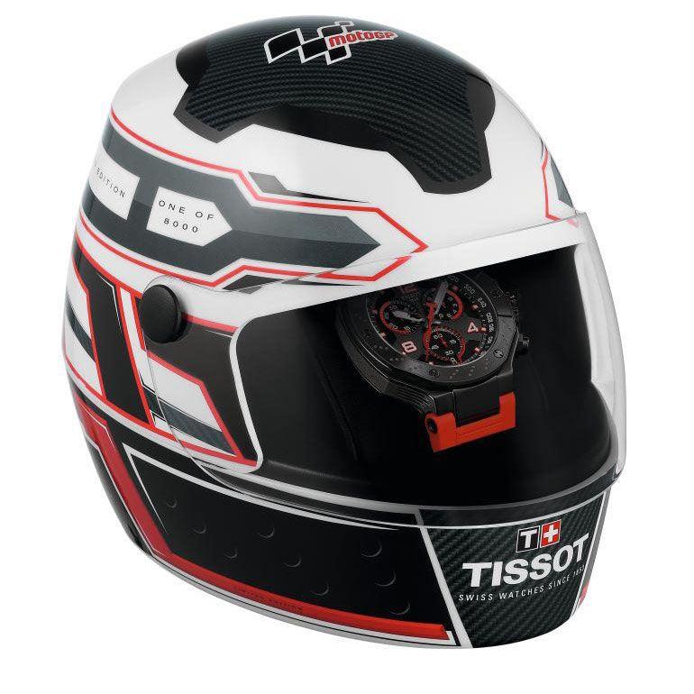 Ceas Tissot T-Race MotoGP Chronograph 2023 Ediție limitată 8000 piese 45mm oțel negru cuarț finisaj PVD negru T141.417.37.057.01 - Capodagli 1937