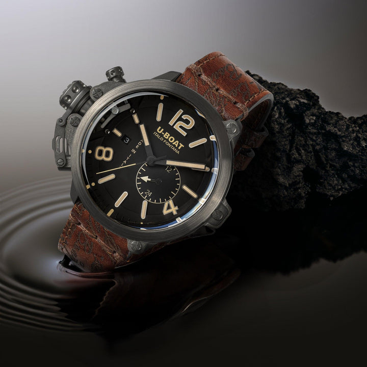 U-Boat-Uhr Capsule Titanium BK BE 50 mm limitierte Auflage Automatik Titan 8805 – Capodagli 1937