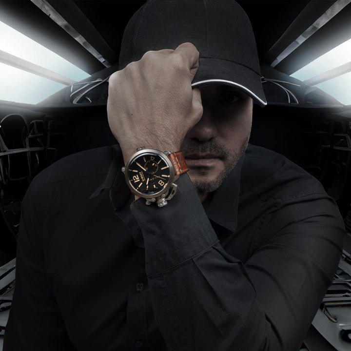 U-Boat-Uhr Capsule Titanium BK BE 50 mm limitierte Auflage Automatik Titan 8805 – Capodagli 1937