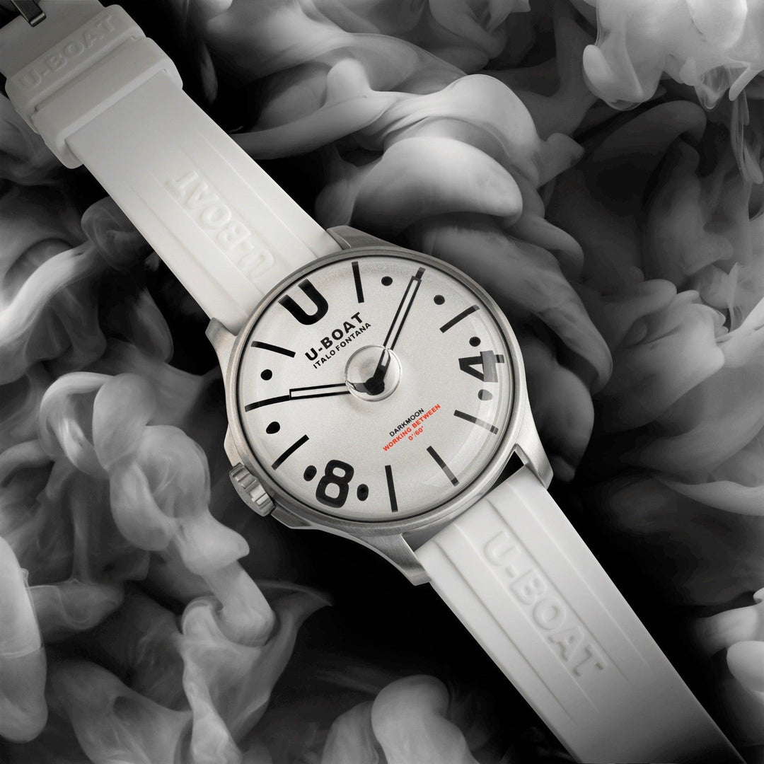 U-BOAT kello Darkmoon Wh Black SS 44mm valkoinen kvartsiteräs 9542 - Capodagli 1937