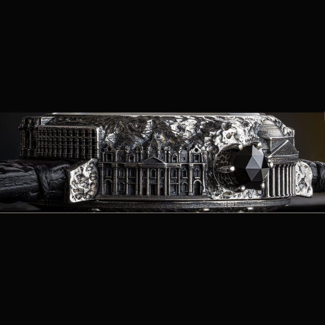 U-BOAT kello Roma Special Edition 45mm musta automaattinen 925 hopea RM925QR - Capodagli 1937