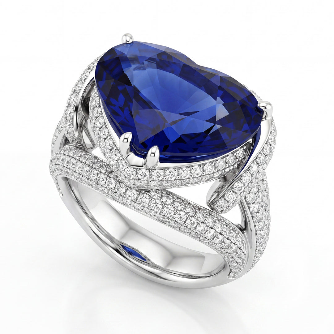 Bagues diamant et saphir World Diamond Group ACONZAF-14118110008
