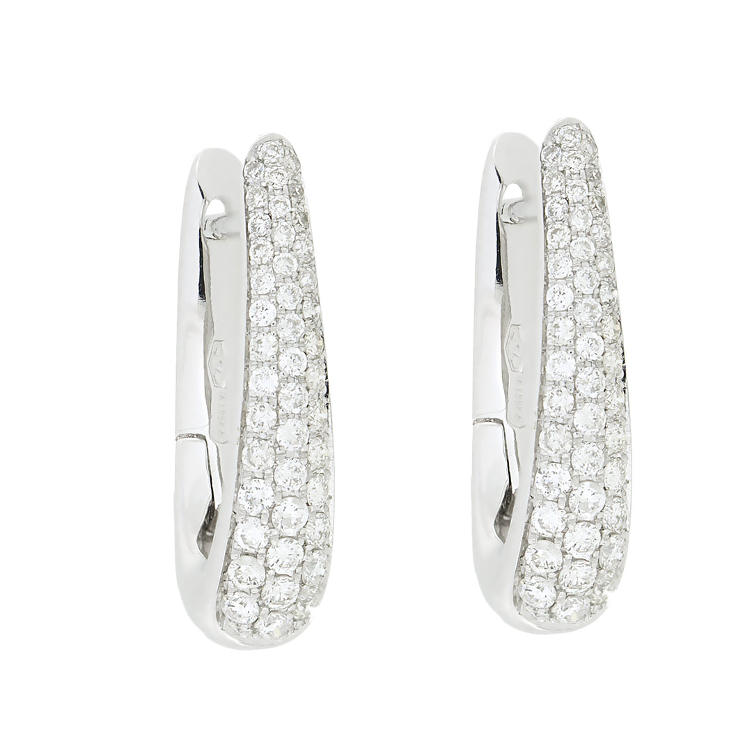 Pendientes Golay ovalados pavé ONE01-24106110003
