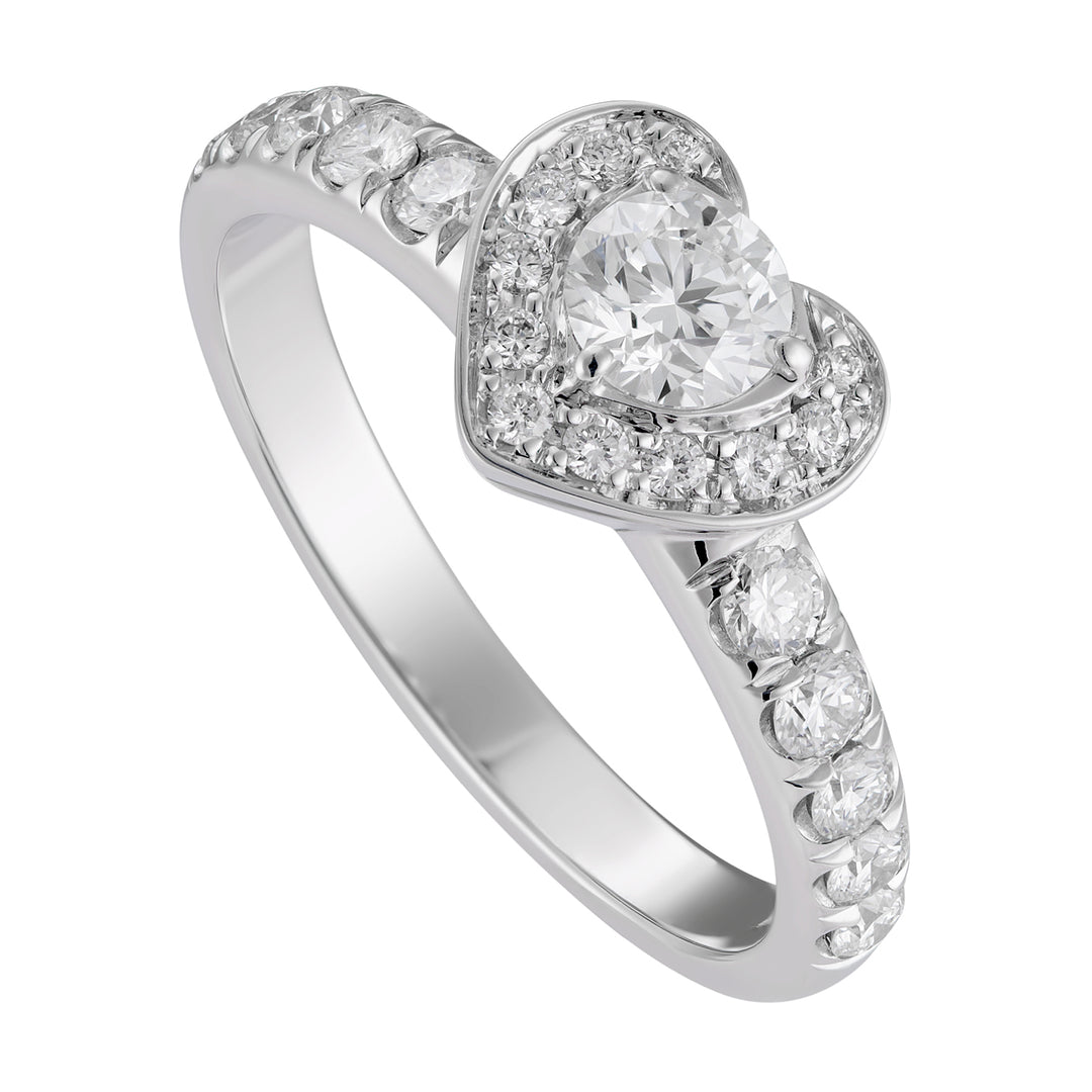 Δαχτυλίδι Golay forever heart με περίγραμμα total ct. 0,75 ALV010DI-18130110147