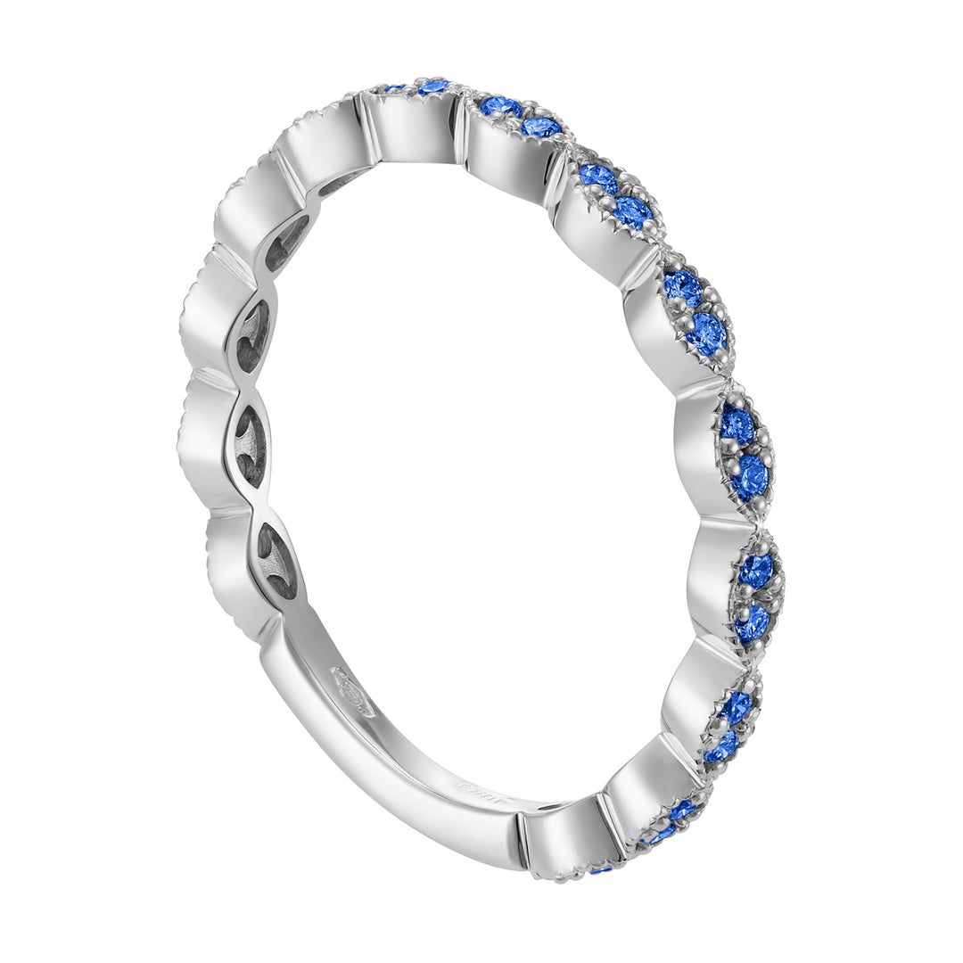 World Diamond Group safir fingerring med shuttle indstillinger AET026BZB6