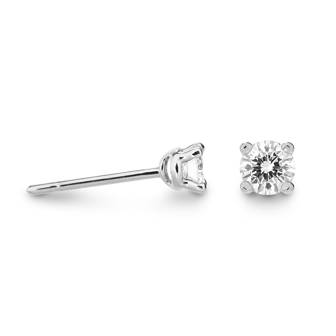 Pendientes solitario Golay colección oro 99 con diamante ORDMOS992-14018110080