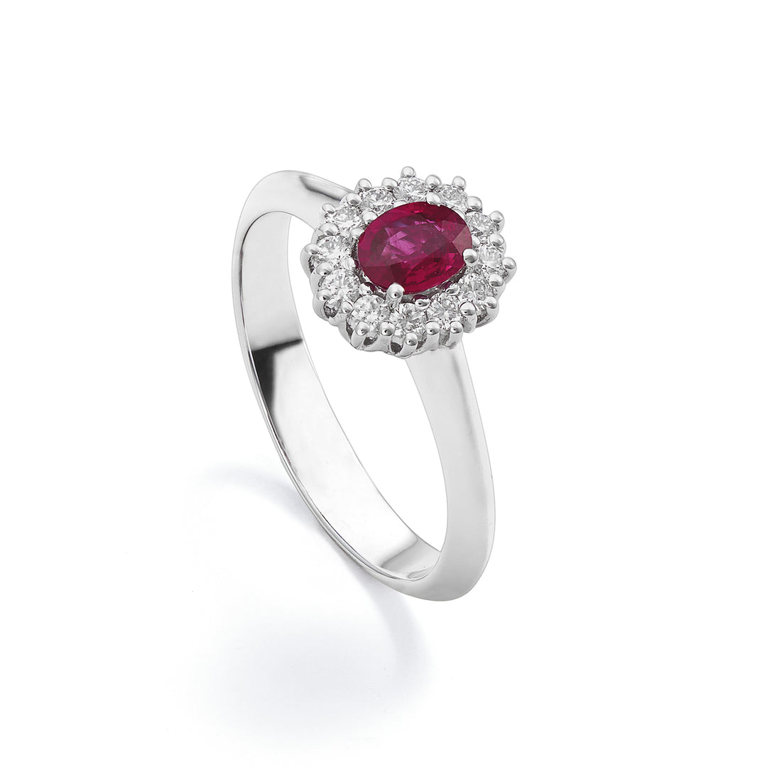 Anillo Golay con rubí ovalado 6x5 y diamantes contorno ACL121DIRU56-25143110318