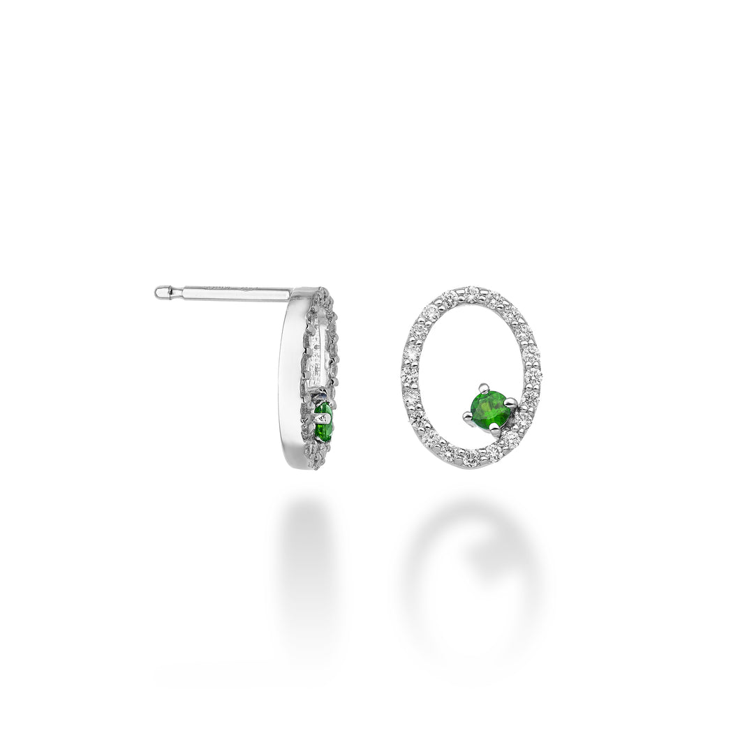 World Diamond Group vagy 18k "ovális" smaragd n. ct. 0,14 dia ct. 0,30 GO5137O4SMN044