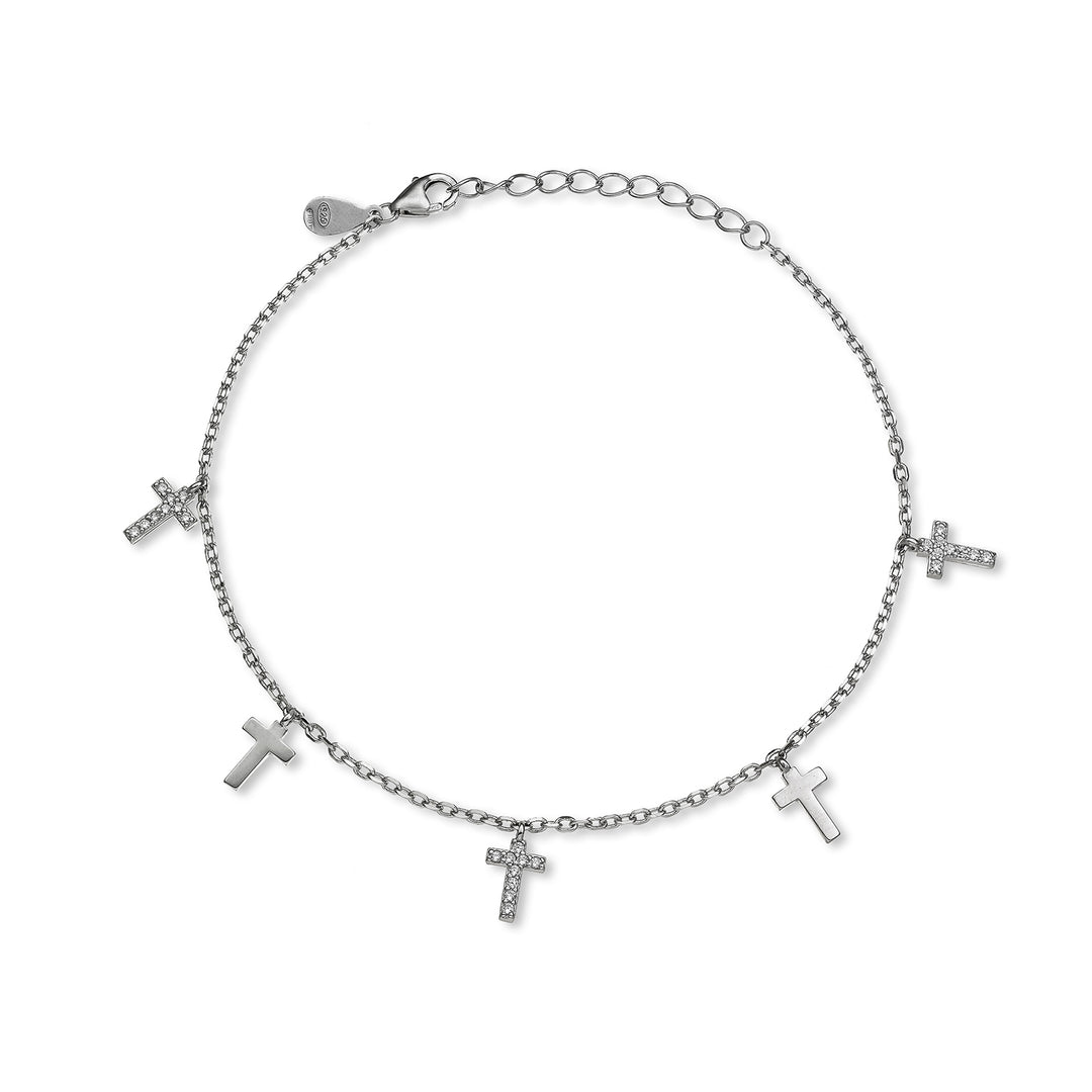 Mikiko br ag925 pierres précieuses swarovski blanches MB7425A4BIANCO0