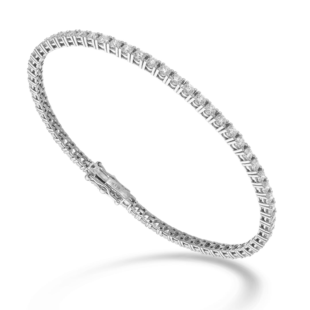 World Diamond Group cast tennis bracelet. light wire ct 0.05 each BTF800D005-175-25343110197