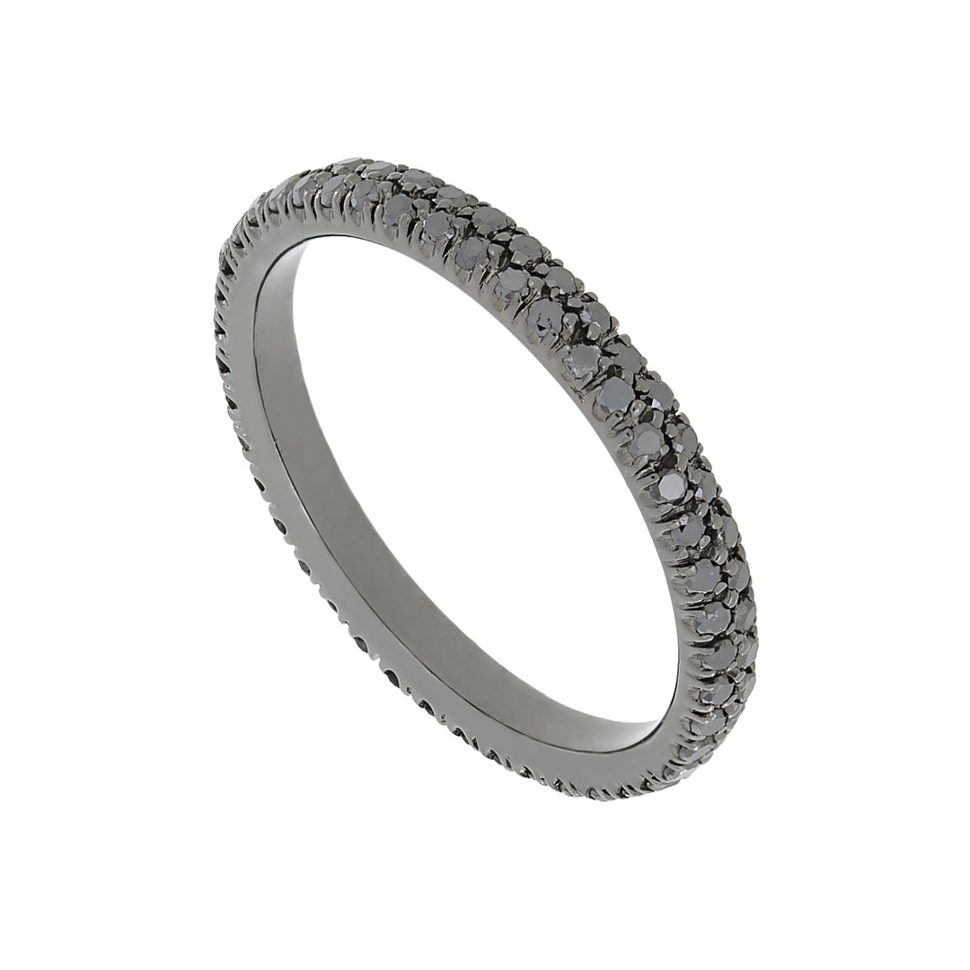 Golay black eternity ring AFP1206N-12191110028