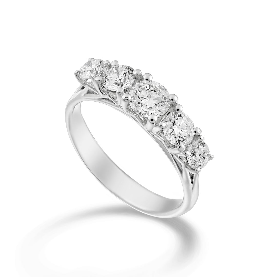 Pierścień Golay Riviera 5 cen skalarnych 0,30ct AR5S400DI092-24143110180