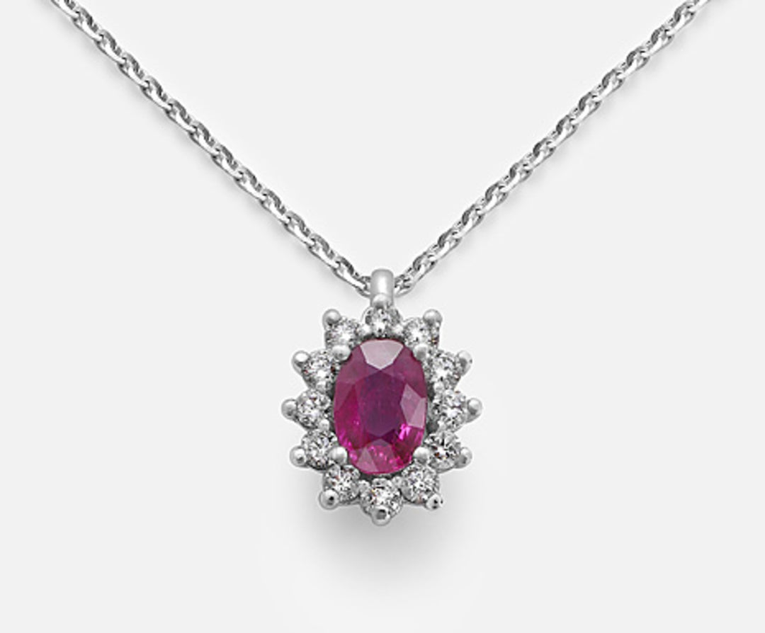 Mikiko cl 9k rubin n. ovális 6x4 ct.0,62 átm. ct.0.23 MD5047R4RBN062