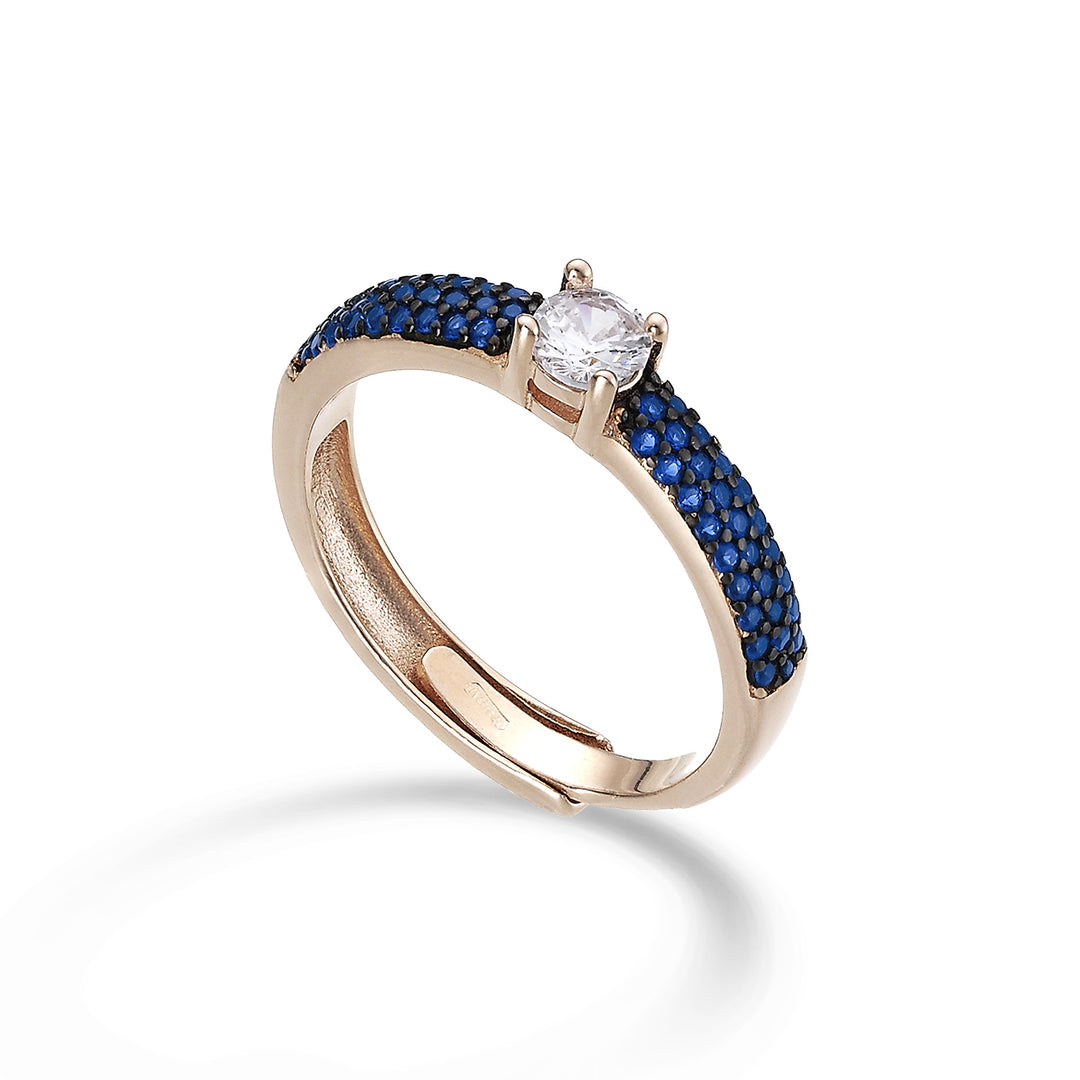 Nihama an ag925 gem swarovski blu e bianco NA7185A3BLU0000
