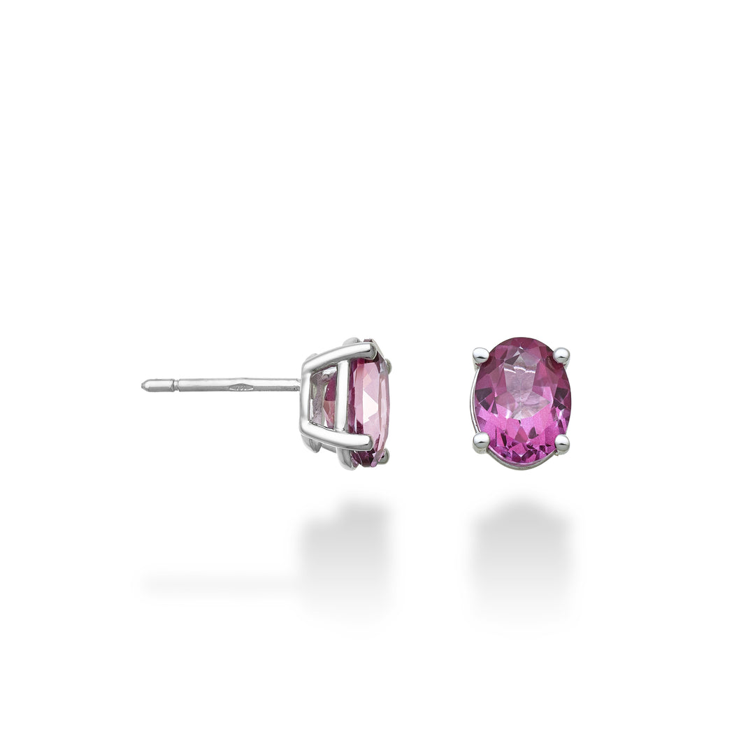 Nihama lub 18-karatowy owalny różowy topaz 8x6 ct.2,80 NO5122O4TPPK