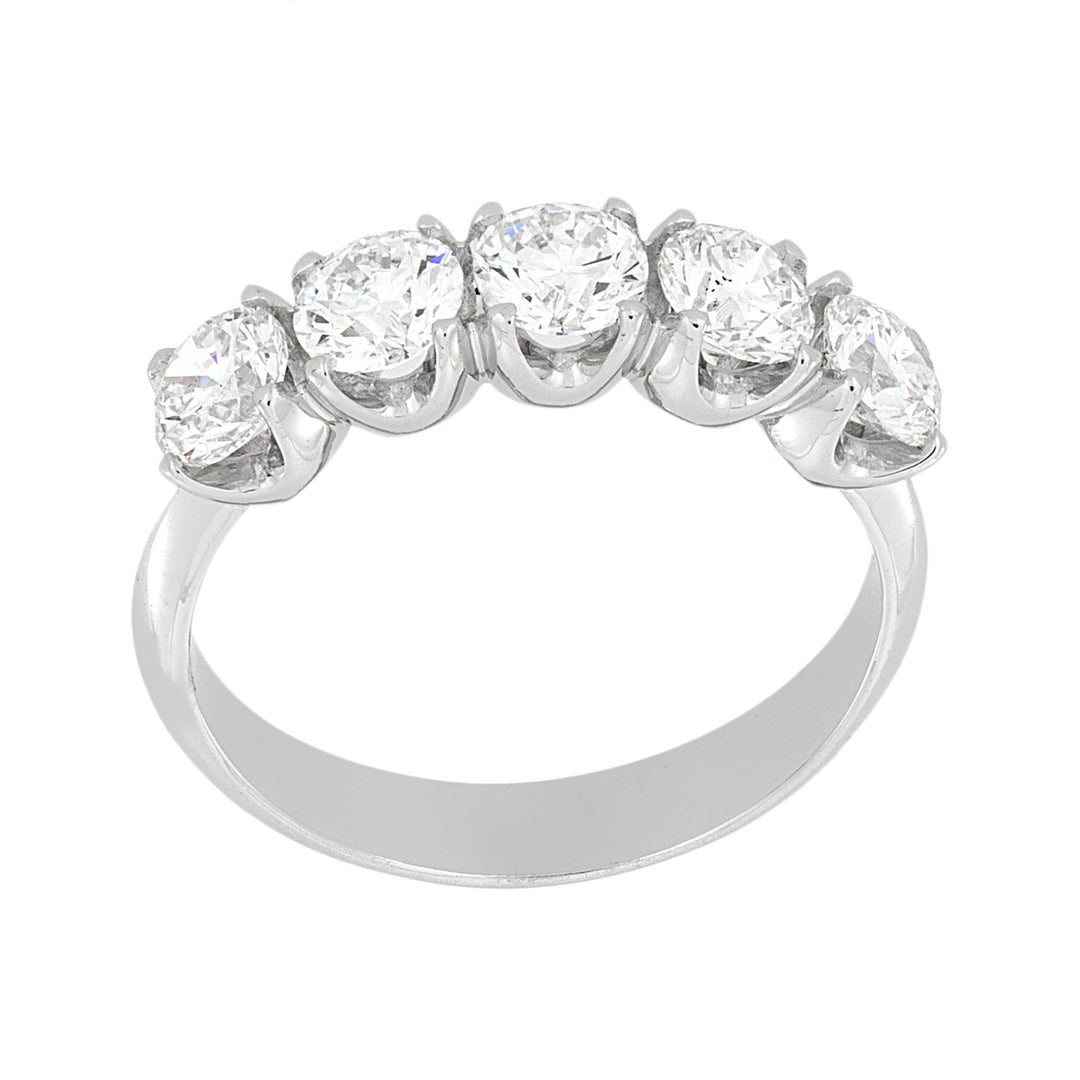 Golay linear riviera ring 5 stones 1.00 ct AFP1513-C-25196110158