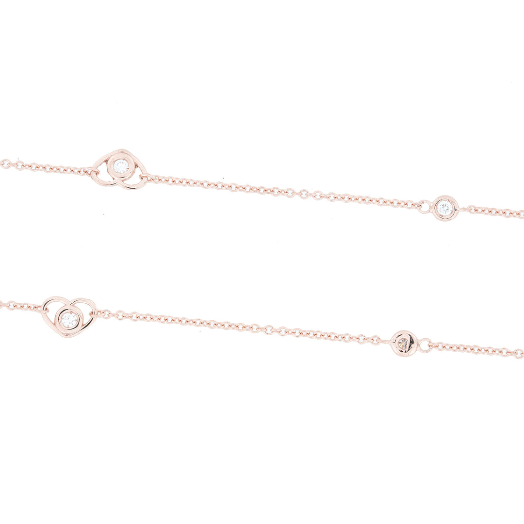 Golay choker hjärtan + ramlängd. 43 cm GF002CWDIR-16019110098