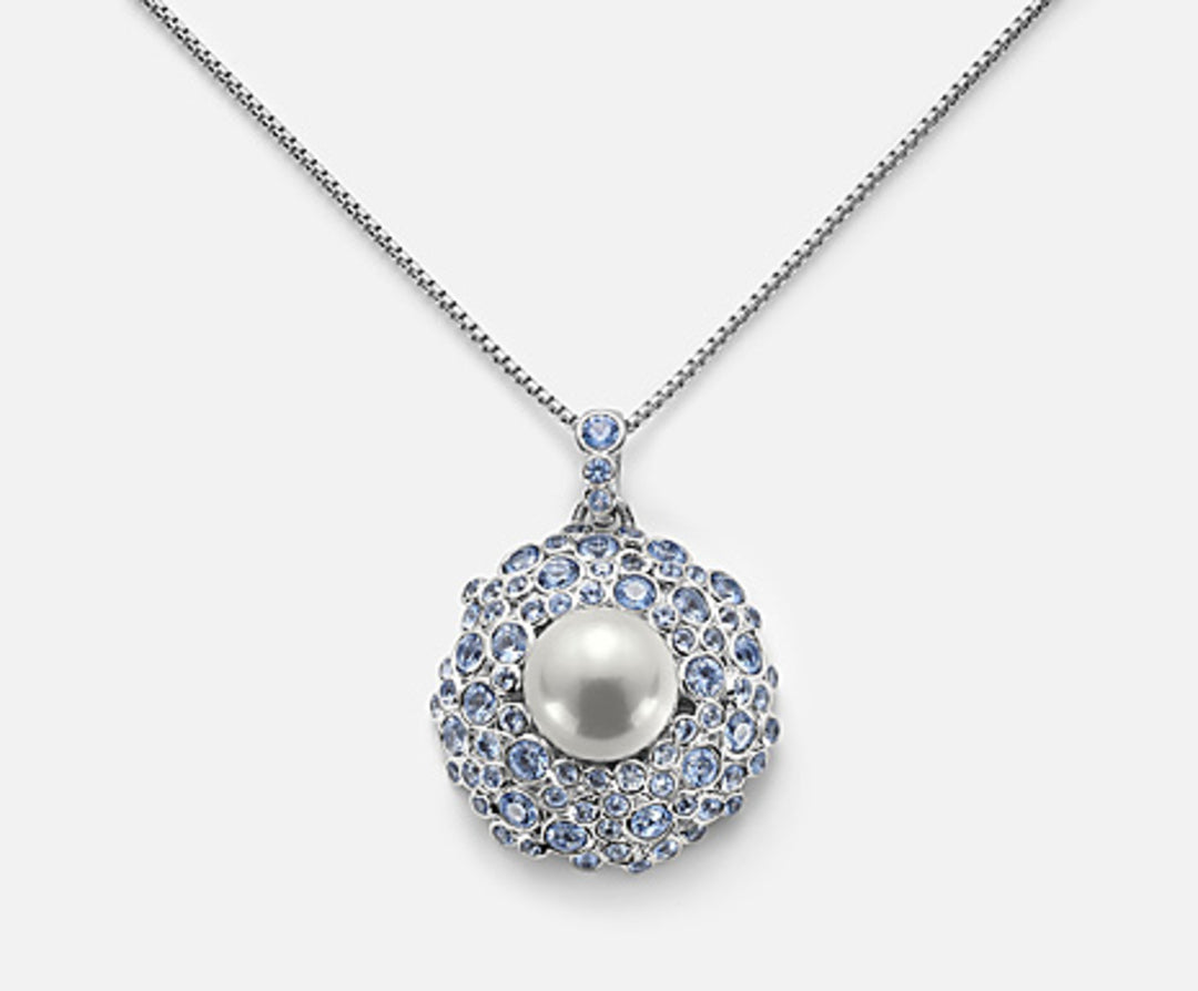 Mikiko cl ag925 fw bot 11,5/12 gem swarovski blå 70 cm MD7552A4LIGHT BLUE
