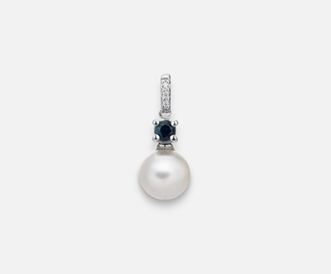 Nihama pe 18k fw 6.5/7 saphir rond mm2.75 ct.0.10 dia ct.0.01 NP0394O4FABI065