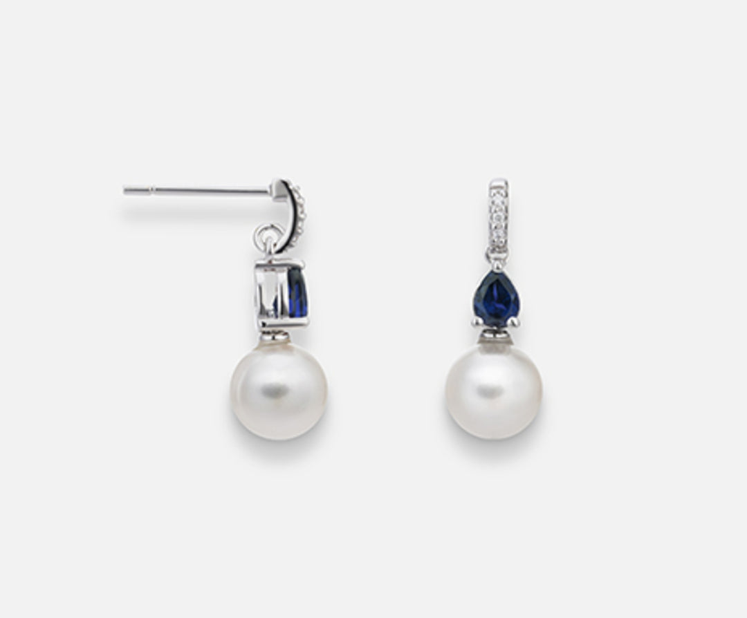 Mikiko nebo 18k fw 6.5/7 safír drop4x3 ct.0.36 dia ct.0.02 MO1521O4FABI065