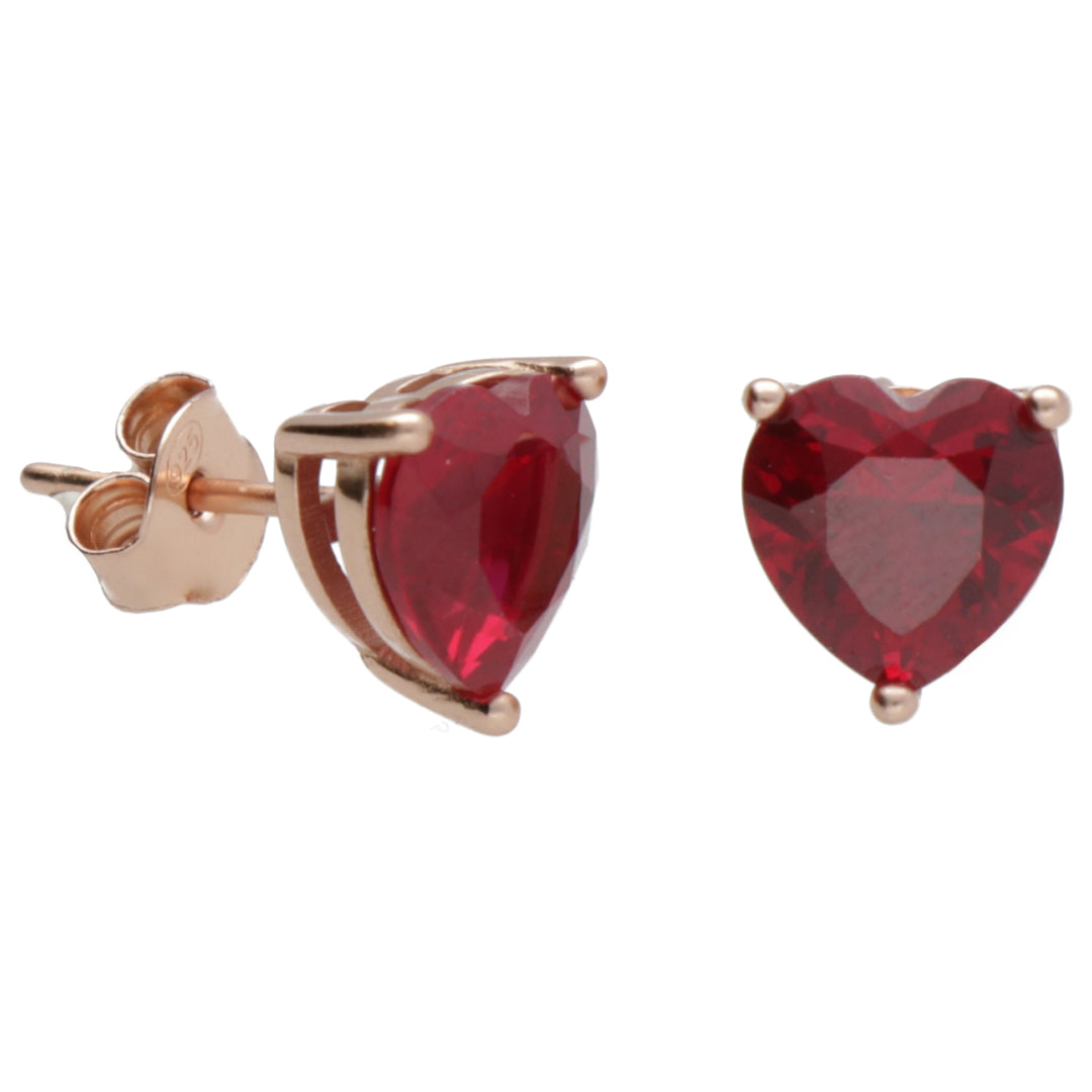 Nihama eller ag925 gem rød swarovski NO7632A3RED00