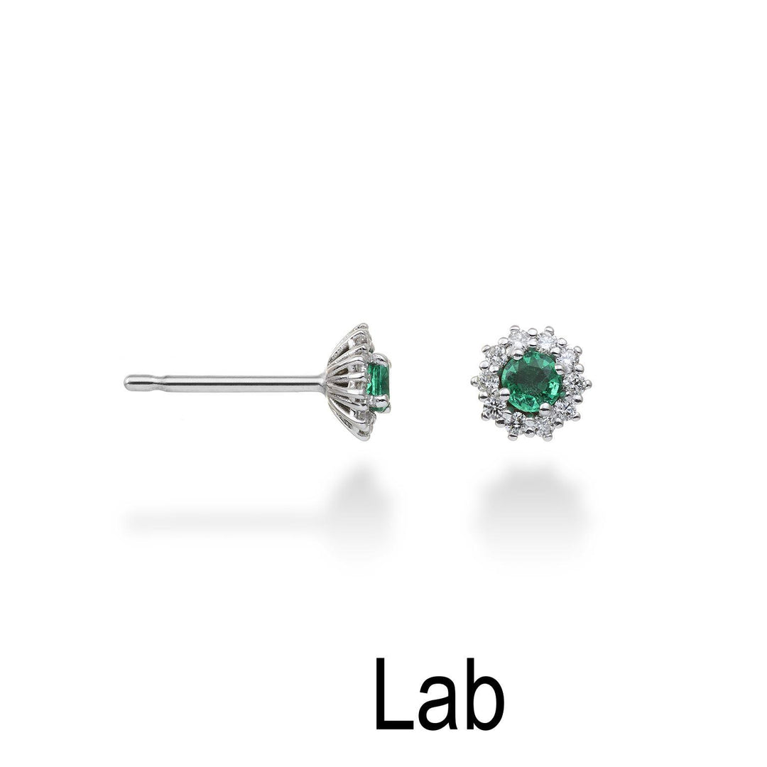 Mikiko tai 18k smaragdi ct.0,20 halk. 0,14 ct koko 2 MO5067O4SML020