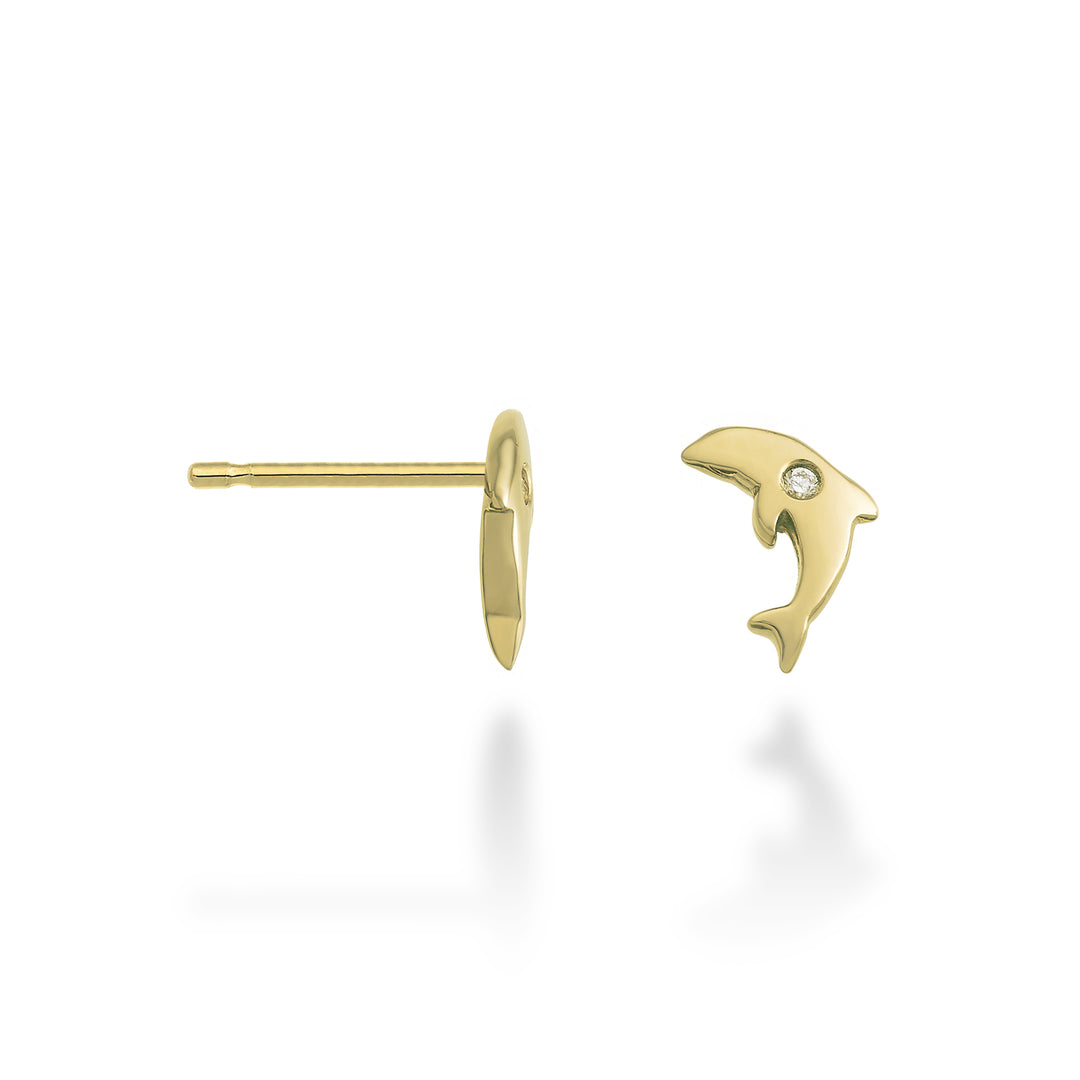 Mikiko vagy 18k delfin 0,02 karátos sárga arany MO5116O1BR002