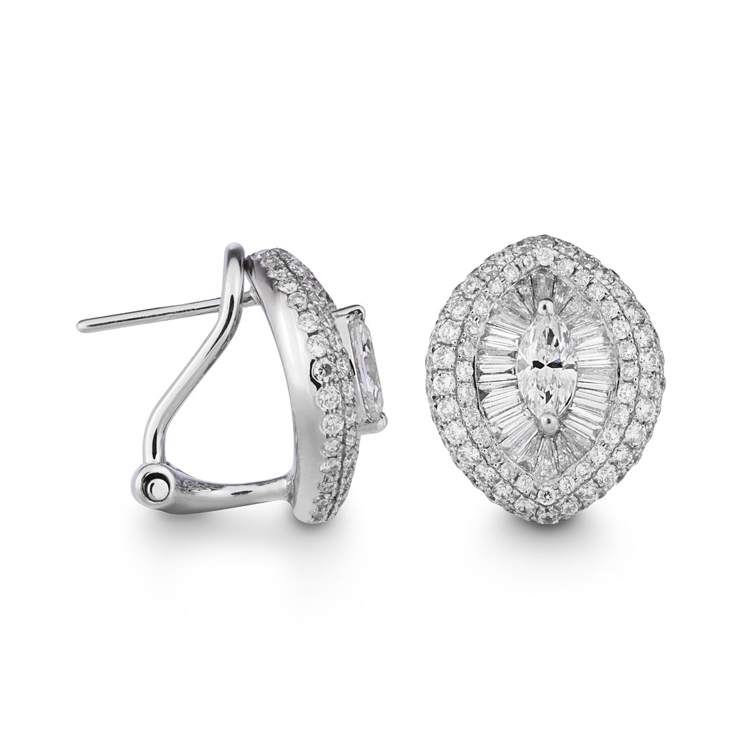 Golay brill tepper marquise øreringe ORTE2967-10246000009