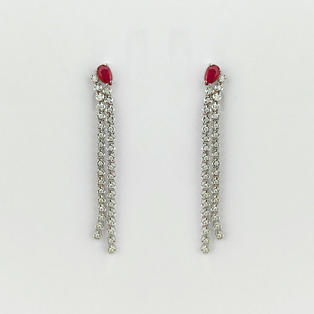 Pendientes inteligentes Golay 2 filas con gota frotada 6x4 oblicuo OPEN014DIRU64-23356110042
