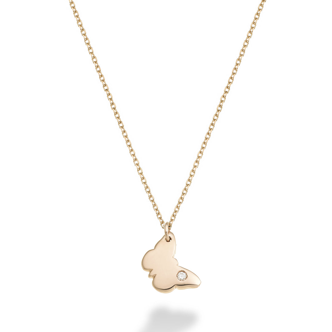Mikiko cl 18k mariposa 0,01 ct oro rosa MD5133O3BR001