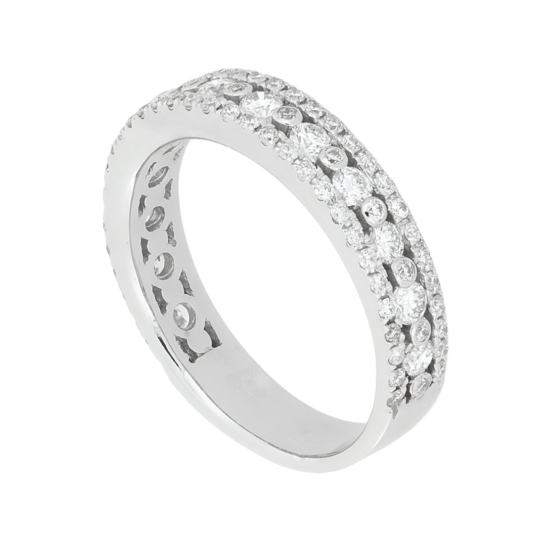 Bague demi-ronde en diamant Golay AFMG001WDI-23124110027
