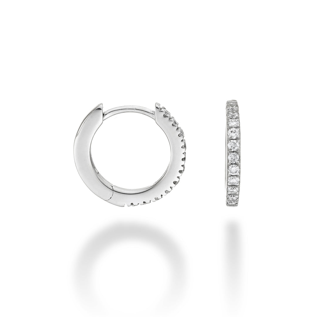 Nihama eller 18k ct.0.22 str. 3 hvidguld diam. øst. 13,5 mm NO5078O4BR022-3