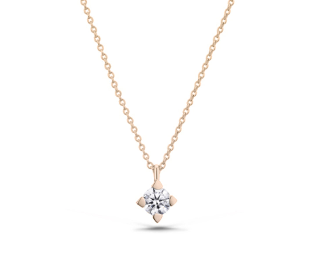 Nihama cl 18kt lab g.d. 0,30 ct roségoud NXD00CL006O3BI030