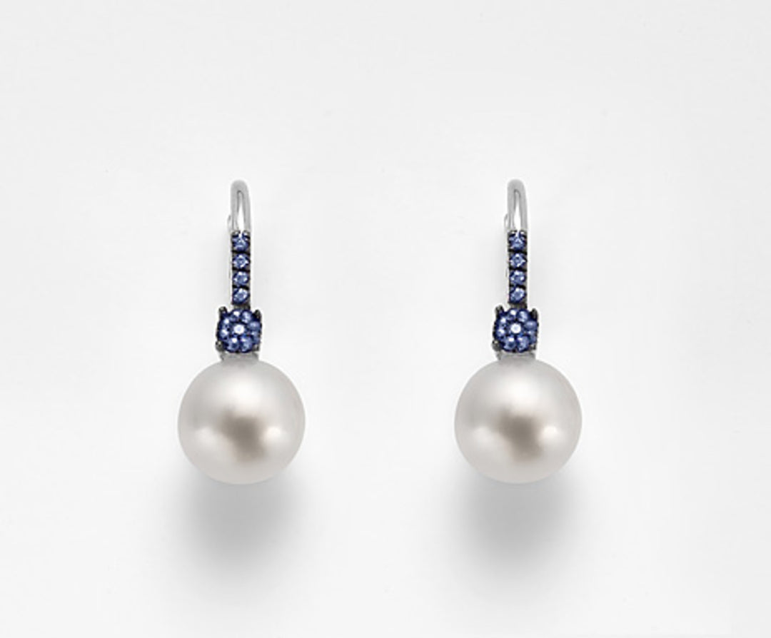 Mikiko eller 18k fw 10/10,5 blå safirer 0,22 ct MO1468O7ZAFFBLU