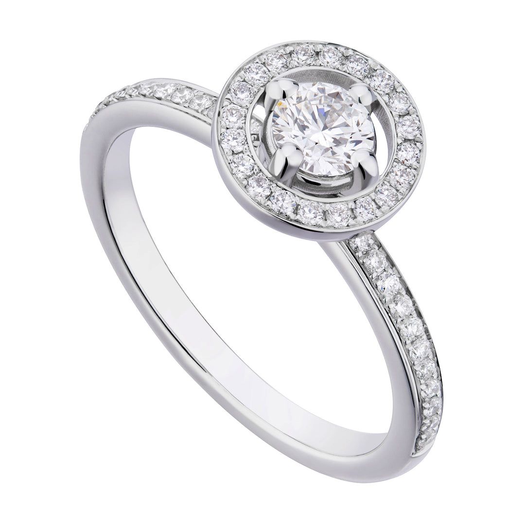 World Diamond Group solring. fm-indstillinger med cirkel ct. 0,69-0,78 ACTFM005DI6-20034110011