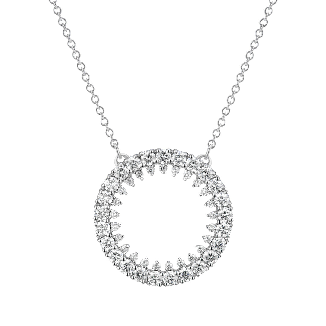 Golay collana con cerchio diamanti PDG014DI-21348110071