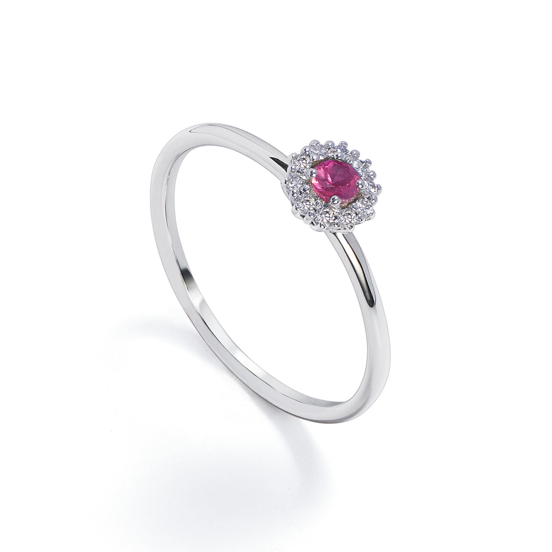 Nihama an 18k rubino n. ct.0,12 diam. ct.0,07 mis.2 NA5140O4RBN012