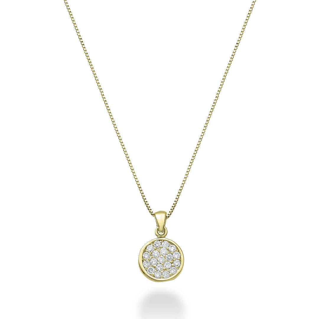 Mikiko cl 18k kerek 0,10 ct sárga arany MD5165O1BR010