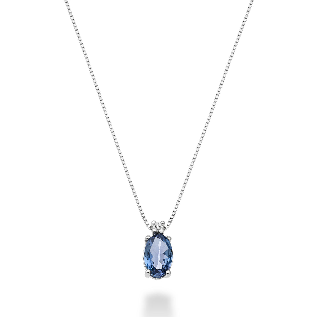Mikiko cl 9k tanzanit n. ovális 6x4 ct.0,38 átm. ct.0,01 MD5034R4TZN