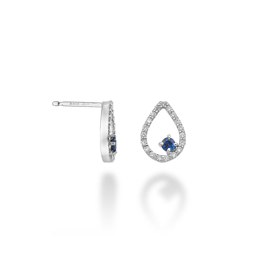 World Diamond Group sau 18k "drop" safir n. ct. 0,22 dia ct. 0,28 GO5139O4ZFN050