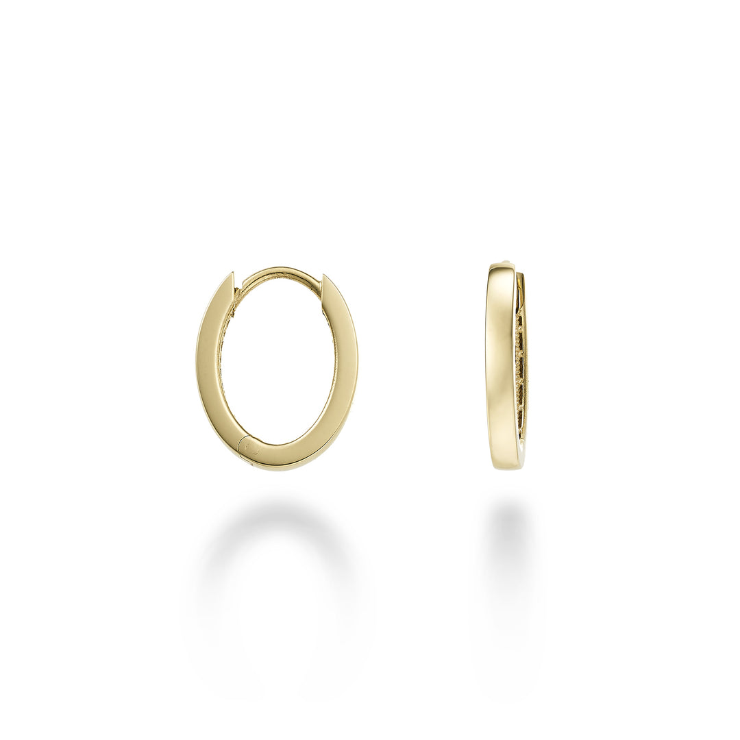 Mikiko ou ovale en or jaune 18 carats diam. int. 1,30x0,80 cm MO5096O1OVALE